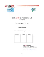 LITEMAX SSF2825 V2 User Manual предпросмотр