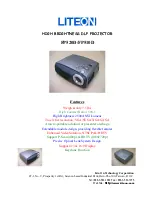 LiteOn FP510D Specification Sheet предпросмотр