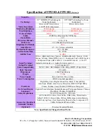 Предварительный просмотр 2 страницы LiteOn FP510D Specification Sheet