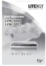 LiteOn LVW-5002 User Manual предпросмотр