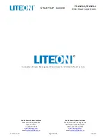 Preview for 10 page of LiteOn PF-2123-2 Startup Manual