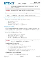 Preview for 4 page of LiteOn VPOC VP-3103-111U User Manual