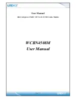 Предварительный просмотр 1 страницы LiteOn WCBN4508M User Manual