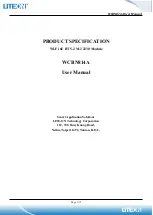 Предварительный просмотр 1 страницы LiteOn WCBN814A User Manual