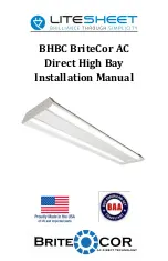 Предварительный просмотр 1 страницы LITESHEET BriteCor AC BHBC Installation Manual