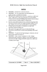 Предварительный просмотр 2 страницы LITESHEET BriteCor AC BHBC Installation Manual