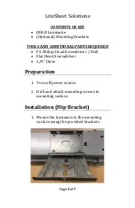 Preview for 3 page of LITESHEET BriteCor AC Direct BHLB Series Installation Manual