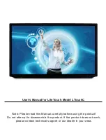 LiteTouch LTouchC User Manual предпросмотр