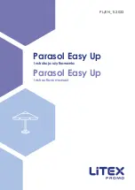 Litex Promo Parasol Easy Up Instruction Manual preview