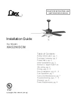 Litex KA52NI5CM Installation Manual предпросмотр