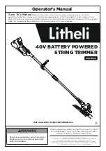 Litheli U1GT21000 Operator'S Manual предпросмотр