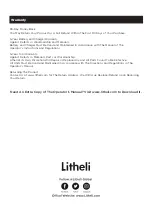 Preview for 19 page of Litheli U1GT21112 Operator'S Manual