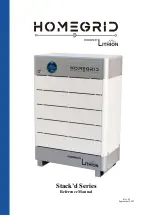 Предварительный просмотр 1 страницы Lithion HOMEGRID Stack'd PF5-LFP 00-2A01 Series Reference Manual