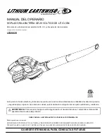 Предварительный просмотр 7 страницы Lithium Earthwise LB20020 Operator'S Manual