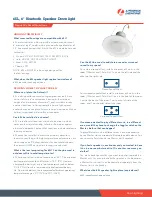 Preview for 1 page of Lithonia Lighting 6SL Frequently Asked Questions