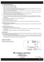 Предварительный просмотр 2 страницы Lithonia Lighting ECBG LED M6 Manual