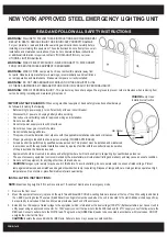 Lithonia Lighting ELT627NY Instructions preview