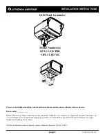 Lithonia Lighting FL1-LED-P2-40K-MVOLT-YK-DDBXD-M4 Installation Instructions Manual preview