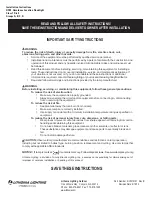 Lithonia Lighting HFM Installation Instructions Manual preview