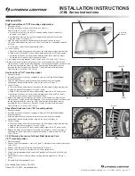 Предварительный просмотр 2 страницы Lithonia Lighting JCBL Series Installation Instructions Manual