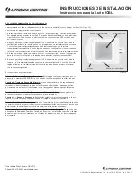 Предварительный просмотр 12 страницы Lithonia Lighting JCBL Series Installation Instructions Manual