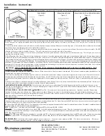 Preview for 2 page of Lithonia Lighting KAD Installation Instructions