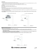 Предварительный просмотр 2 страницы Lithonia Lighting KVF Series Installation Instructions