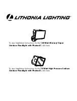 Lithonia Lighting OFL 100MV 120 P LP Installation Instructions preview