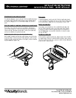 Предварительный просмотр 2 страницы Lithonia Lighting OFL2WG Installation Instructions