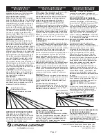 Preview for 2 page of Lithonia Lighting OFLR 9LN 120 MO BZ M2 Operating Instructions