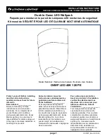 Lithonia Lighting OVWP LED 40K 120 PE Installation Instructions Manual предпросмотр