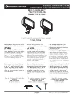 Предварительный просмотр 1 страницы Lithonia Lighting TFX3 Installation Instructions Manual