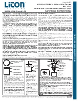 Предварительный просмотр 3 страницы Liton DL340 Series Installation Instructions