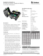 Littelfuse MiniFlec Series Installation Sheet preview