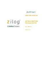 Littelfuse zilog Z8F3224 ZMOTION User Manual предпросмотр