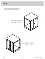 Предварительный просмотр 18 страницы Litter box Sauder 425616 Quick Start Manual