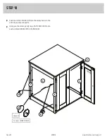 Предварительный просмотр 22 страницы Litter box Sauder 425616 Quick Start Manual