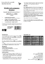 Preview for 1 page of Littfinski Daten Technik GBM-8-B Assembly Instruction