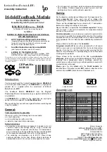 Предварительный просмотр 1 страницы Littfinski Daten Technik RM-88-N-O-B Assembly Instruction