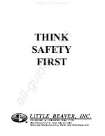 Предварительный просмотр 21 страницы LITTLE BEAVER KT2400B Operator'S Manual