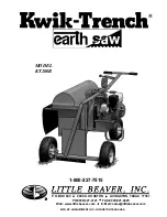 Предварительный просмотр 1 страницы LITTLE BEAVER Kwik-Trench KT200B User Manual