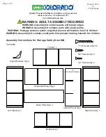 Little Colorado Storage Cubby 64 Assembly Instructions preview