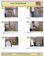 Предварительный просмотр 10 страницы Little Cottage Cozy Cottage Kennel Assembly Instructions Manual