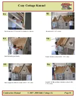 Предварительный просмотр 17 страницы Little Cottage Cozy Cottage Kennel Assembly Instructions Manual