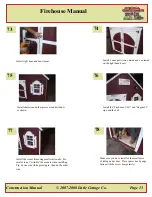 Preview for 14 page of Little Cottage Firehouse Manual