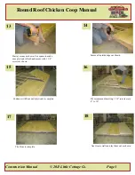 Предварительный просмотр 4 страницы Little Cottage Round Roof Chicken Coop Construction Manual