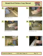 Предварительный просмотр 11 страницы Little Cottage Round Roof Chicken Coop Construction Manual