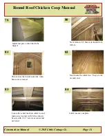 Предварительный просмотр 15 страницы Little Cottage Round Roof Chicken Coop Construction Manual