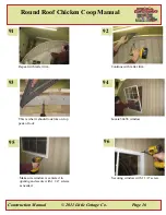 Предварительный просмотр 17 страницы Little Cottage Round Roof Chicken Coop Construction Manual