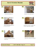 Предварительный просмотр 13 страницы Little Cottage Sara's Victorian Mansion Construction Manual